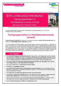 Stellenausschreibung Fachgruppenleitung Holzblasinstrumente_Seite_1 Stellenausschreibung für Fachgruppenleitung Holzblasinstrumente